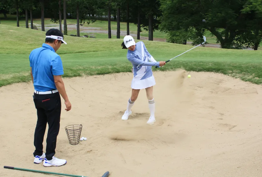 アプローチバンカーレッスン